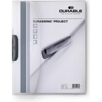 Durable Durawing Project fascikla sa klipsom, za projekte, transparentna (228719)