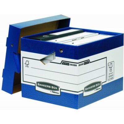 Fellowes Storage Box Ergonomic Handles arhivska kutija, 335x292x404mm (0038801)