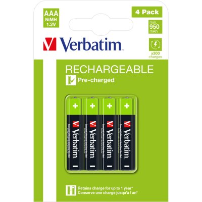 Verbatim punjive baterije AAA, 1,2V (49514)