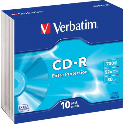 Verbatim CD-R 700MB, 52x, 10 komada (43415)