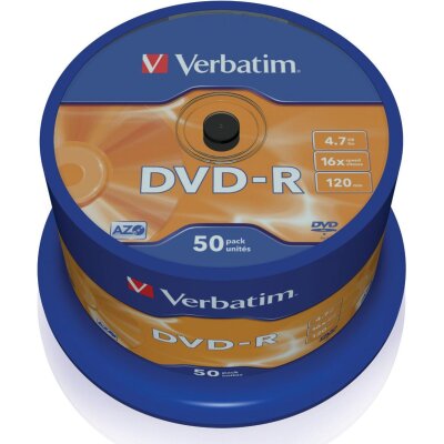 Verbatim DVD-R 4,7GB, 16x, (43548), 50 komada