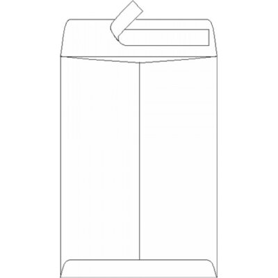 Koverta torba samoljepljiva, otvor po užoj strani 300x400mm, (natron/bijela)