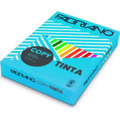 Fabriano Copy tinta A4, 80gr, 500 lista Azzurro (60321297)