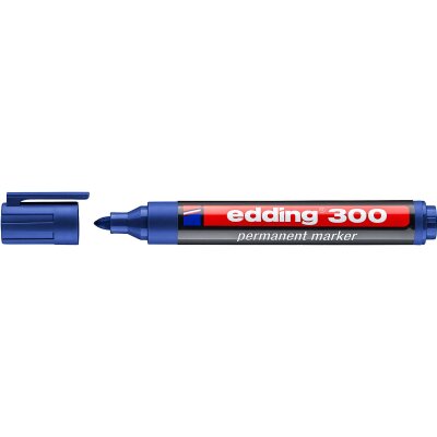 Edding Perman 300, okrugli vrh, plavi (3649 003)