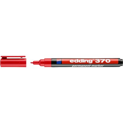 Edding Perman 370, okrugli vrh, 1mm crveni (3819002)