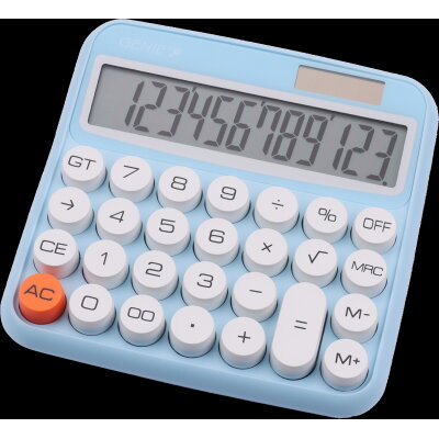 Kalkulator stoni GENIE® 612B Retro plavi 